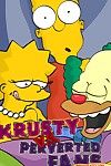 krusty vs Pervertido los fans (the simpsons)
