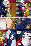 Teen Titans Comic - Raven vs Flash