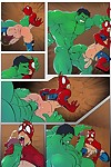 蜘蛛侠 vs 绿巨人