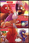 marikazemus Sonic Boom – echidna w nocy