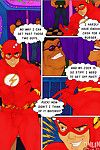 [online superheroes] แฟลช ใน bawdy บ้าน (justice league)