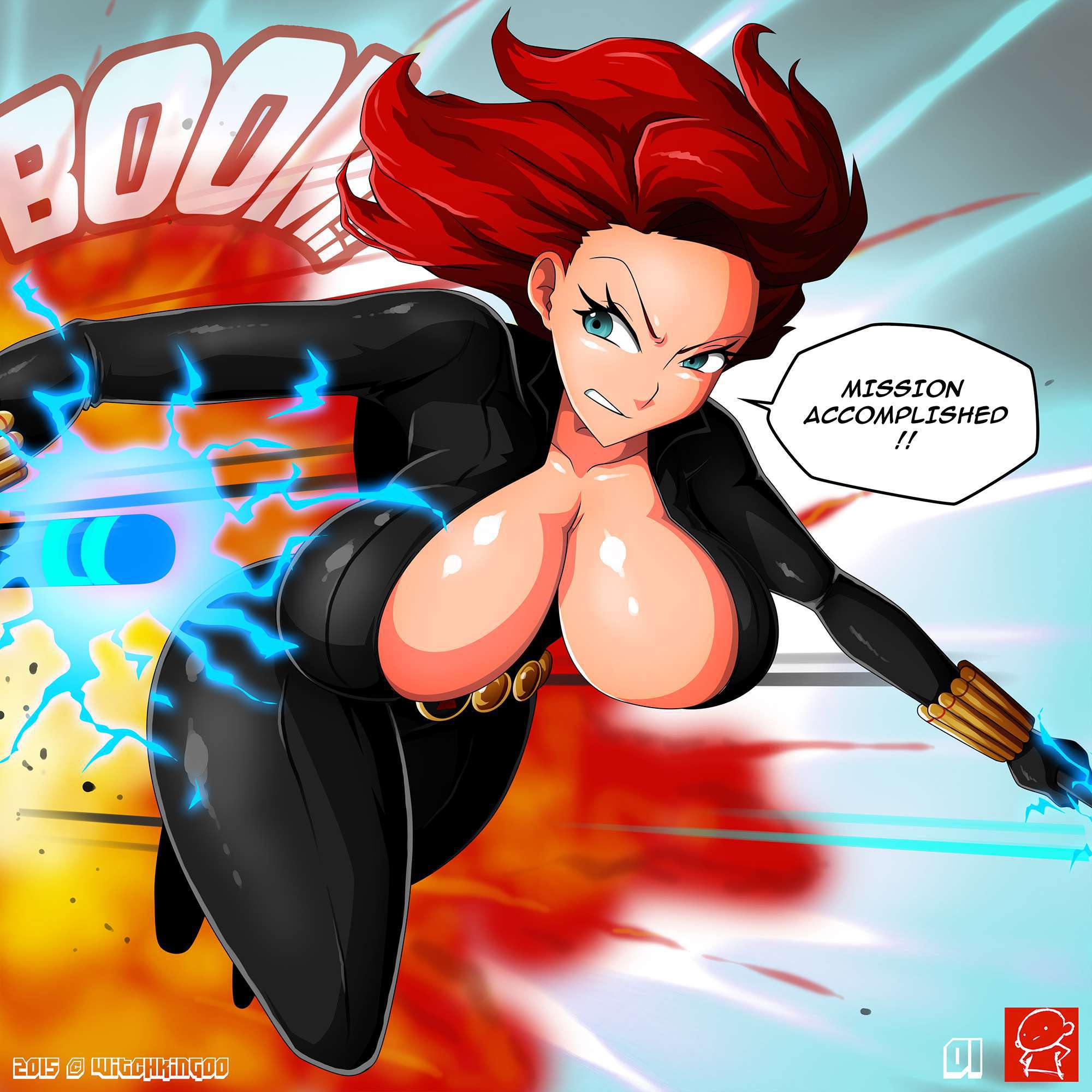 Black Widow- (Avengers) Witchking00 - Hentai Comics