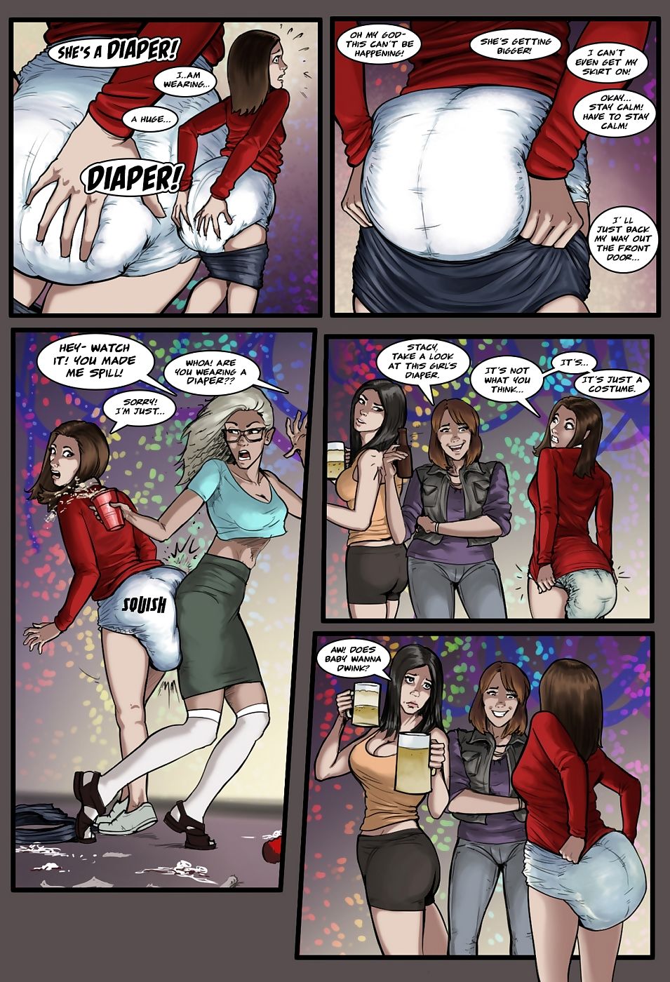 Порно Комикс Аватар Girls Night Out