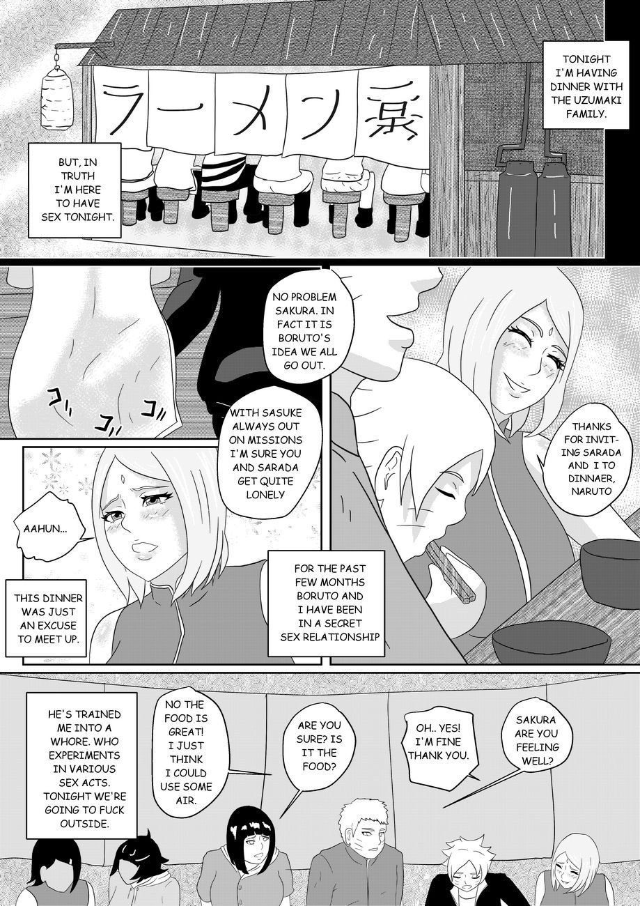 Sakura Sex Hentai - Sakura's infidelity 1 - Behind Ichiraku - Hentai Comics