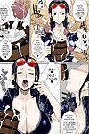 (C81) [Choujikuu Yousai Kachuusha (Denki Shougun)] MEROMERO GIRLS NEW WORLD (One Piece)  [darknight] [Decensored] [Colorized]