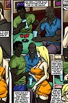 Pub Night Pick Up- illustrated interracial