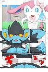 [ryouta sumeragi] sylveon đấu với luxray (pokemon)