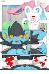 [ryouta sumeragi] sylveon đấu với luxray (pokemon)