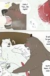 [otousan (otou)] shirokuma San w haiiroguma San ha Эччи surę Tacke Polar niedźwiedź i grizzly po prostu u seks [@and_is_w]