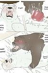 [Otousan (Otou)] Shirokuma-san to Haiiroguma-san ga Ecchi suru dake - Polar Bear and Grizzly Just Have Sex  [@and_is_w]