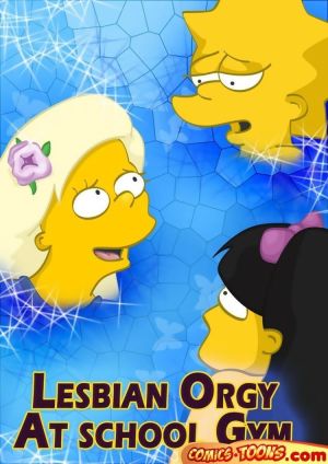 el los simpsons lesbianas orgía en la escuela Gimnasio