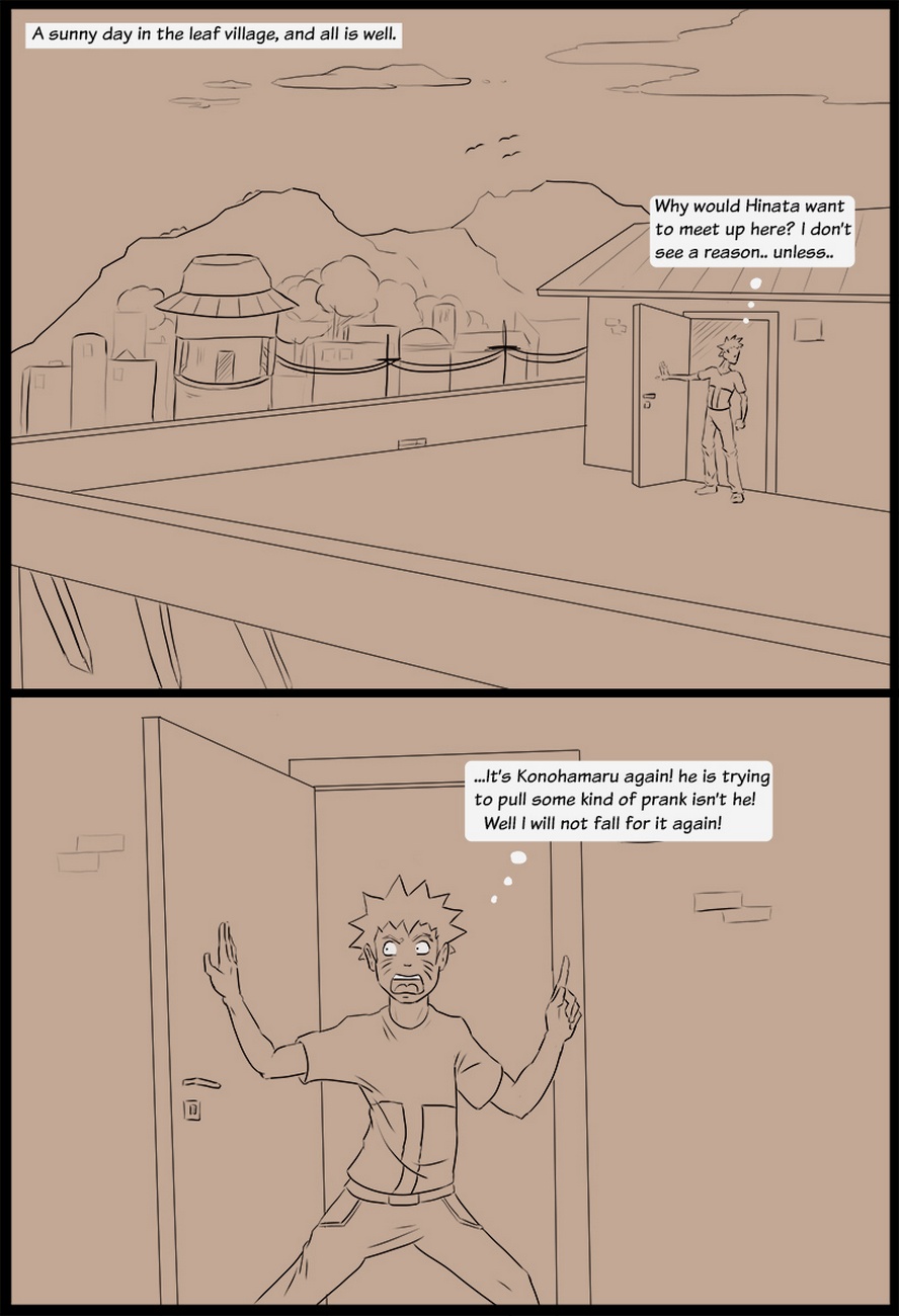 Naruto e hinata\'s banhos de sol experiência
