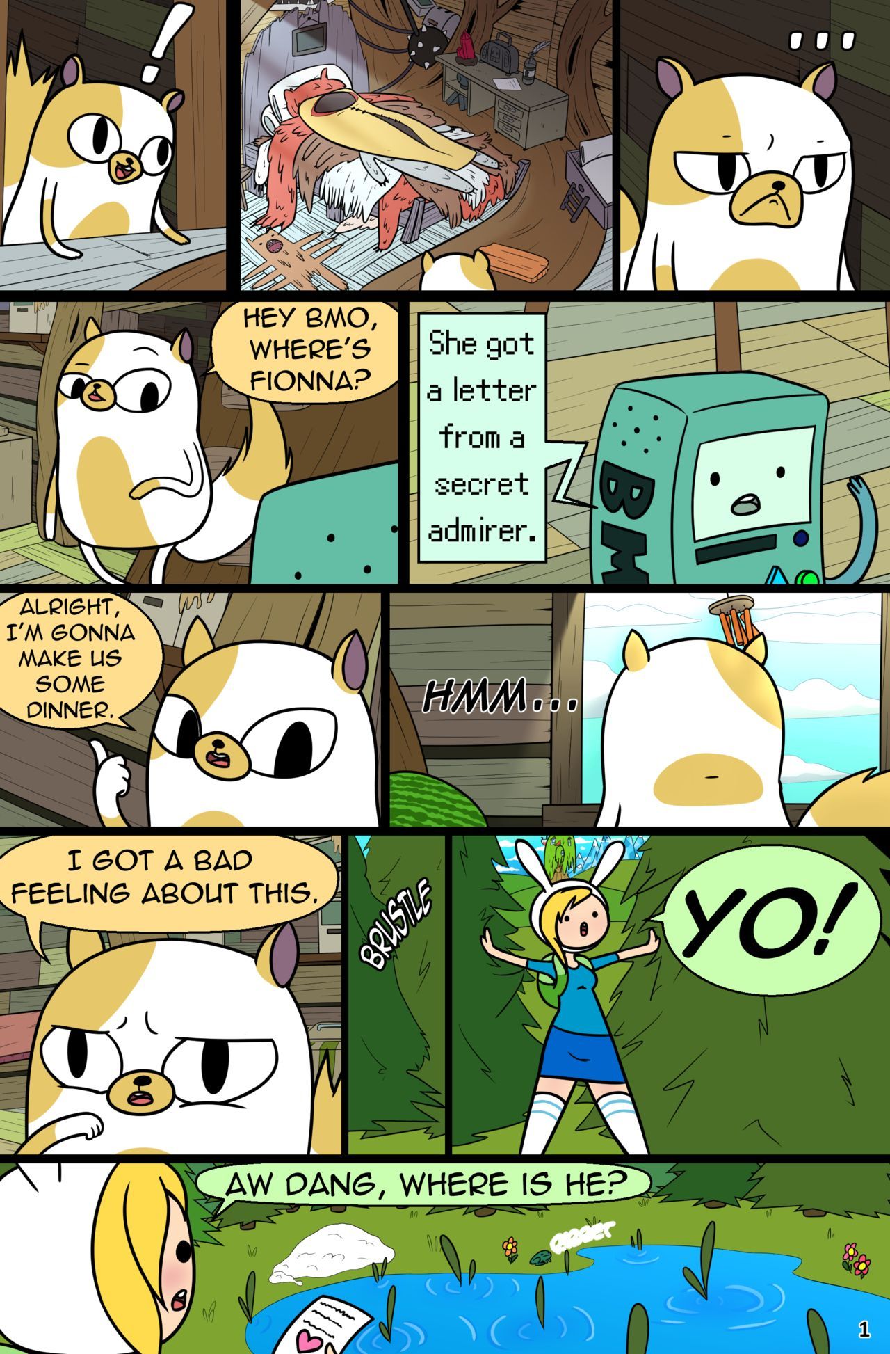 [cubbychambers] MisAdventure Time Spring Special - The Cat, the Queen, and the Forest (COLOR)