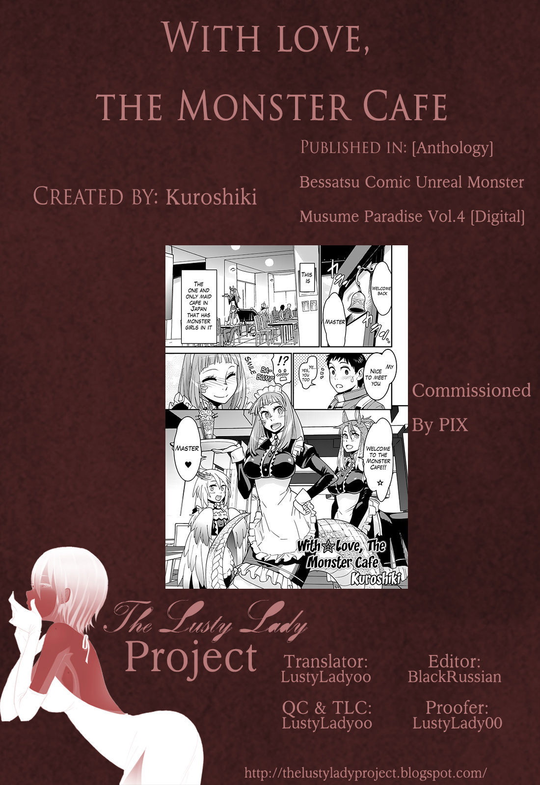 [kuroshiki] Mo cafe yori Ai O komete Mit love, die monster cafe (bessatsu :Comic: unreal monster musume PARADIES vol. 4) [the Lusty lady project] [colorized] [decensored] [digital] Teil 2