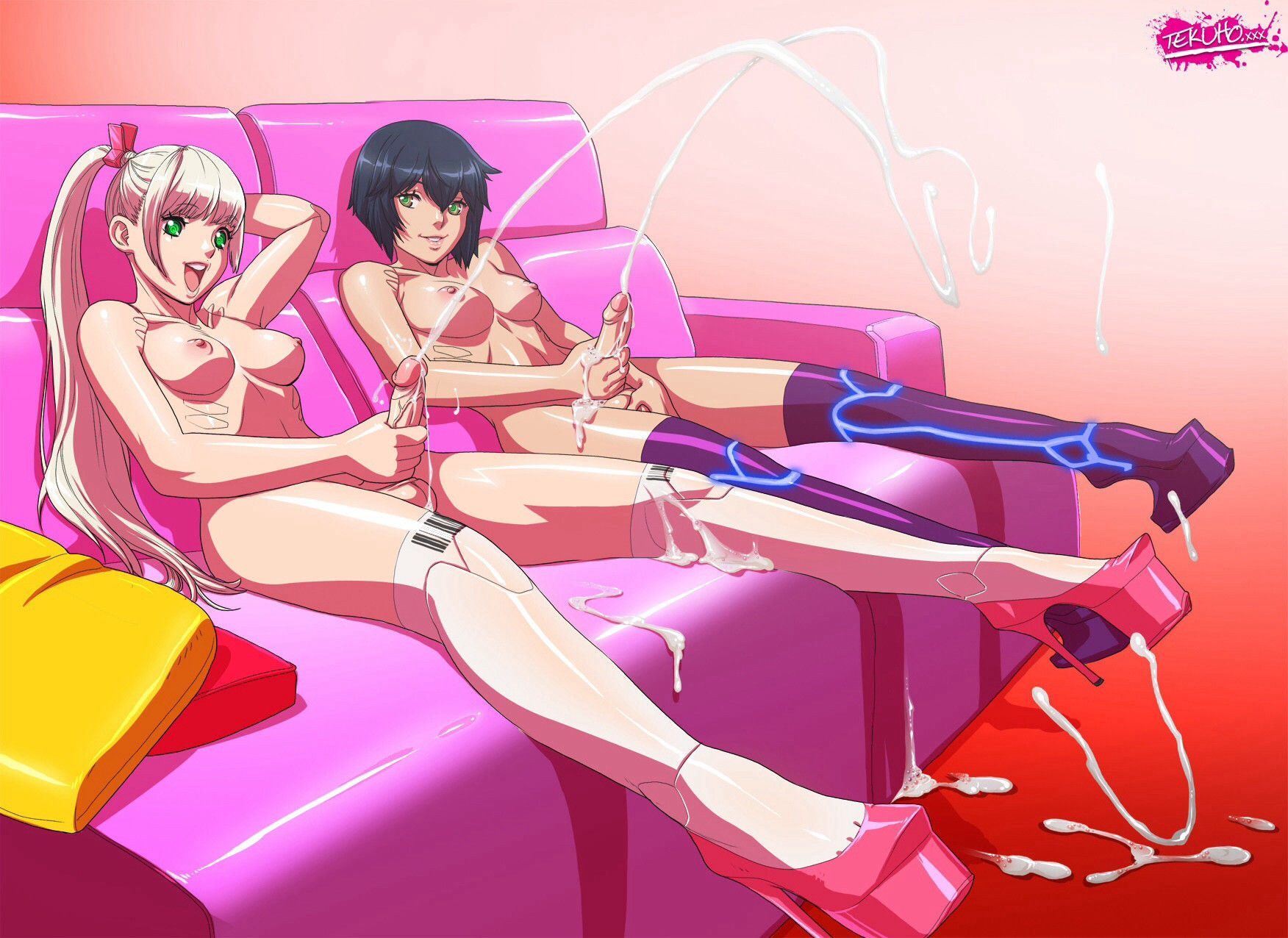 cumming transeksüel Anime PART 4