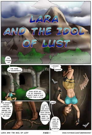 ubermonkey Lara Croft e o Ídolo de A luxúria