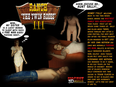 ranch De tweeling roses. Onderdeel 3 incest3dchronicles