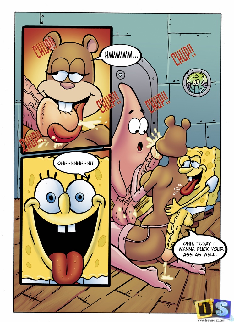 spongebob und ein sexy Eichhörnchen