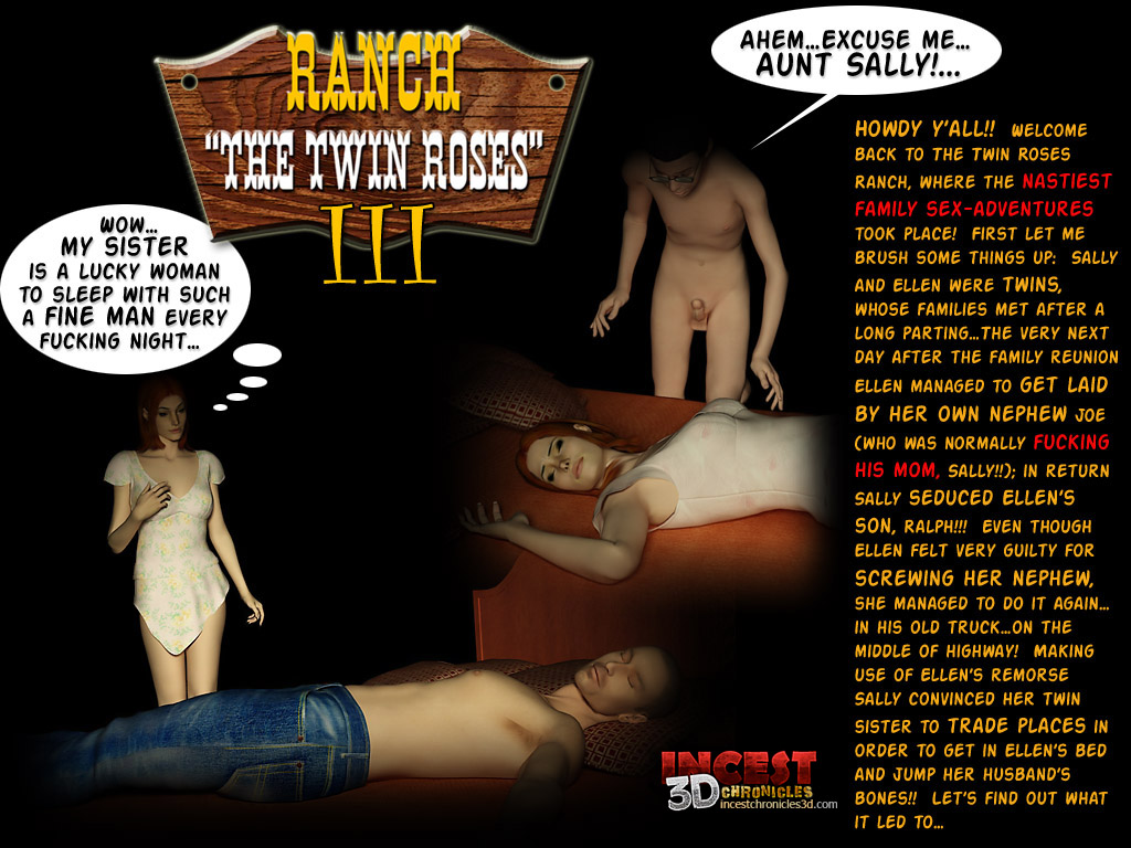 ranch l' Lits jumeaux roses. PARTIE 3 incest3dchronicles