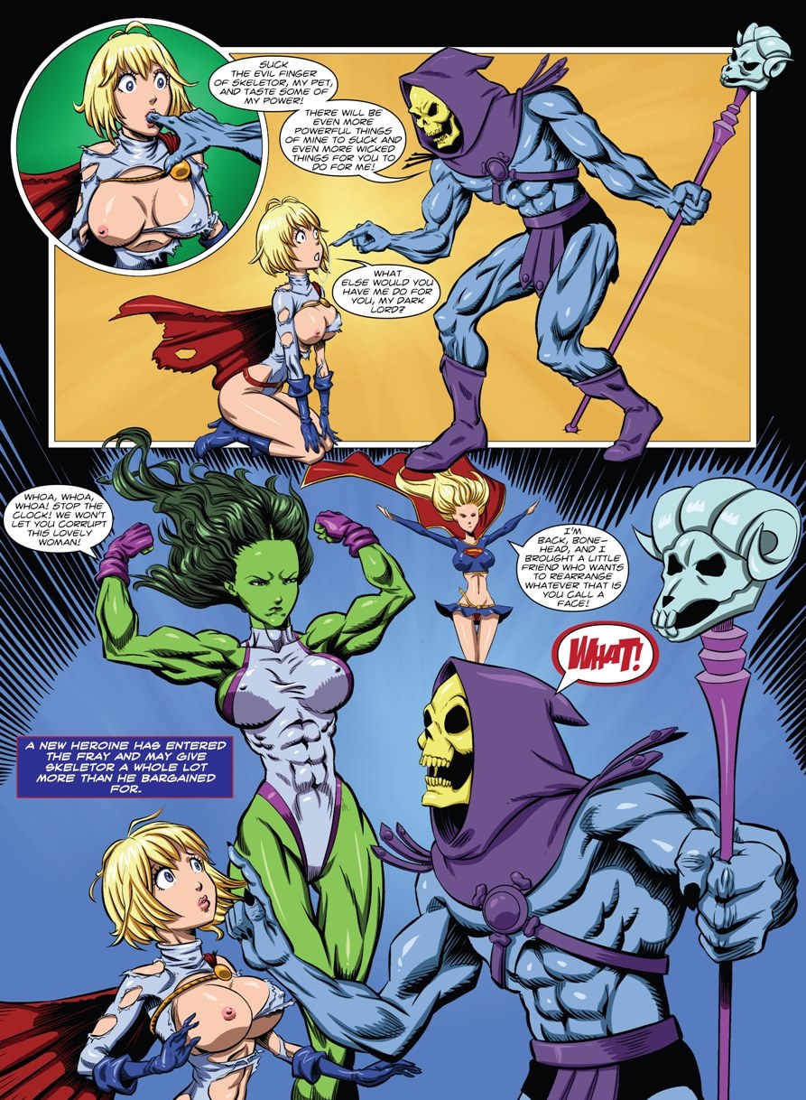女超人 和 电 女孩 pervtopia
