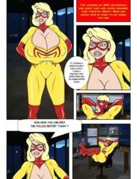 parodia Super heroína travesuras