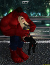 ms. Marvel vs rosso hulk il Ritorno di rosso hulk