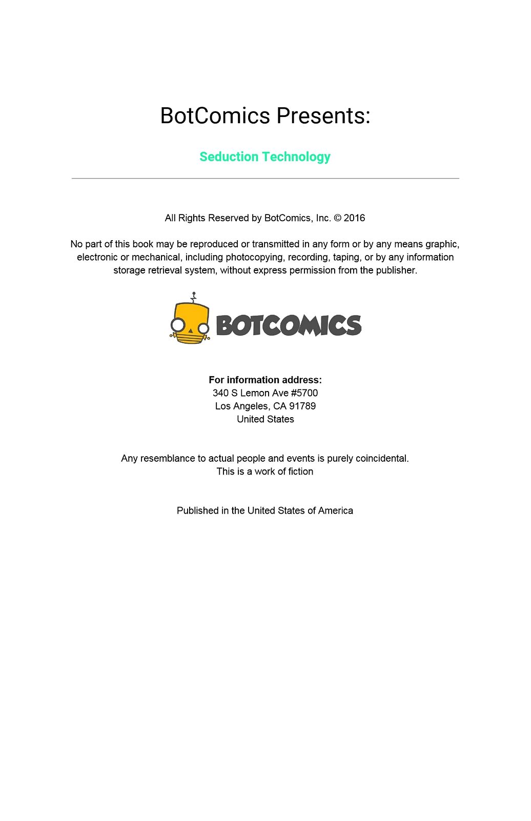 Bot- Seduction Technology Issue #1