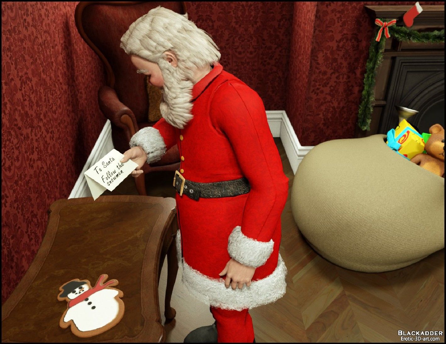 Blackadder- Santa is Cumming