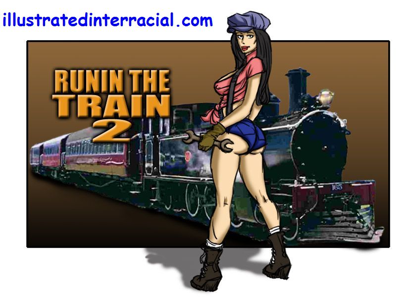 uitvoerenin een Trein 2 geïllustreerd interracial
