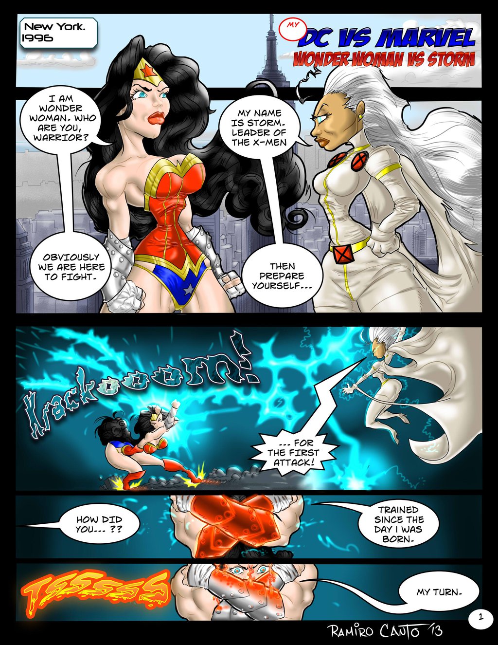 Wunder Frau vs Sturm dc vs Marvel