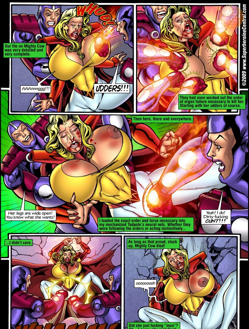 superheroine Trung tâm hùng mạnh Bò phần 4