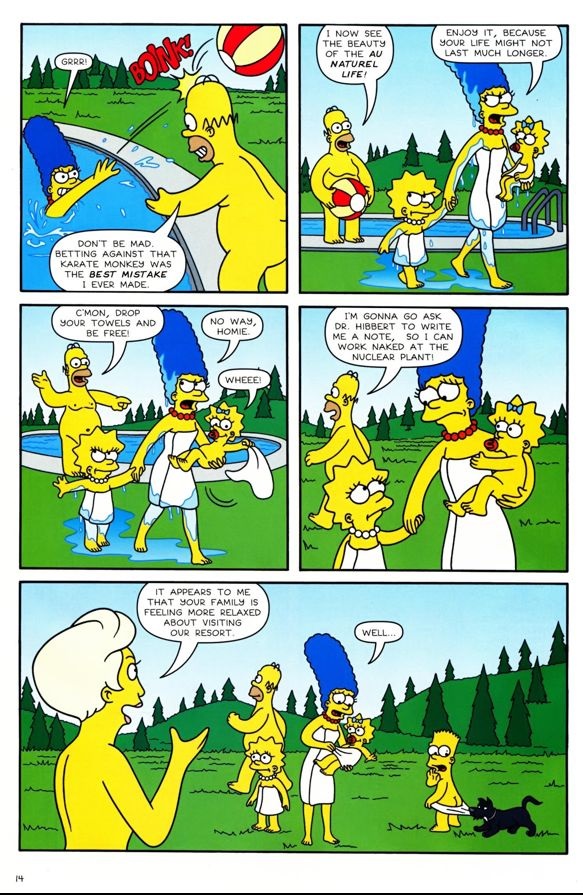 The Simpsons au Naturel!