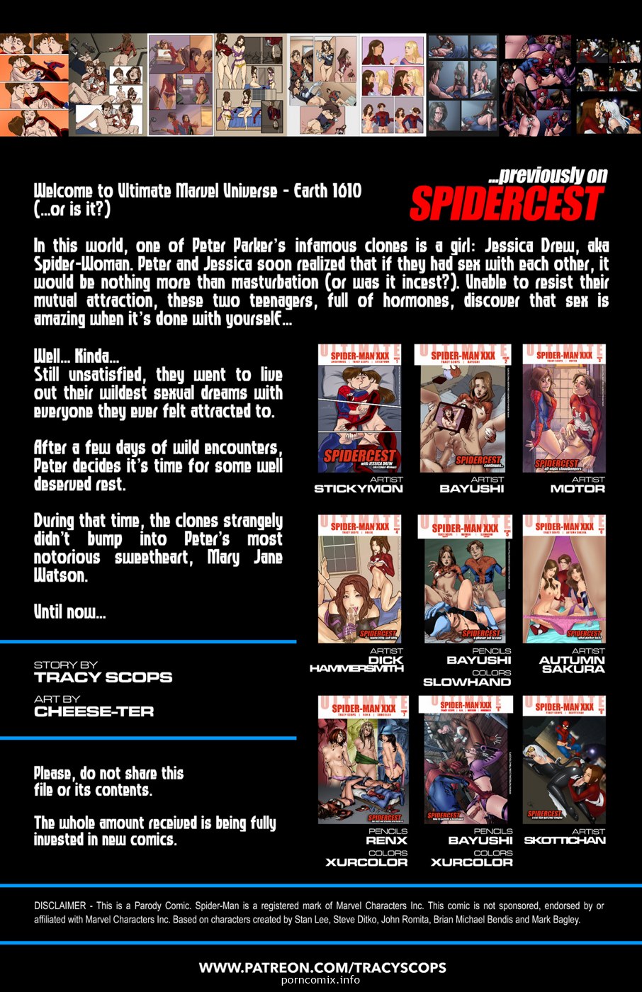 spidercest 10 स्पाइडरमैन XXX