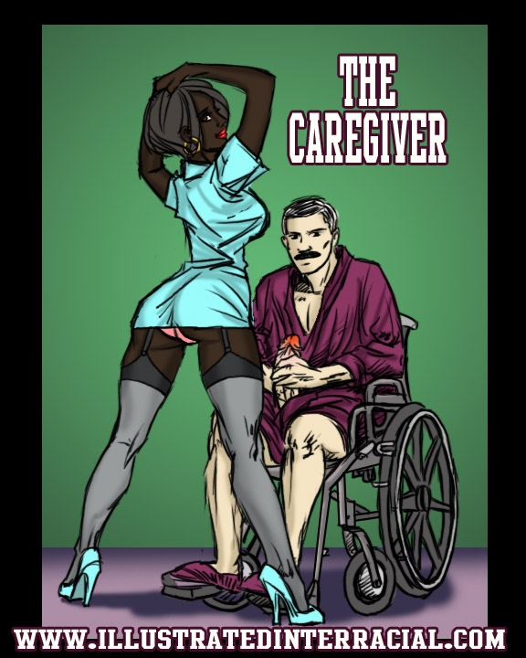 el cuidador ilustrado interracial