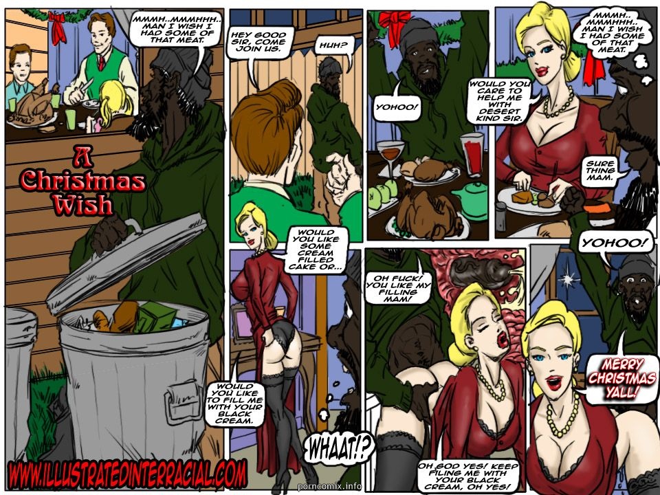 Holiday Pictures- illustrated interracial