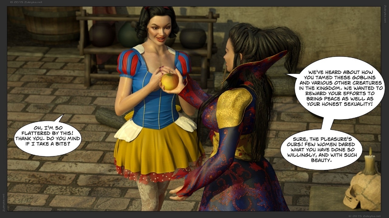Snow White Meets The Queen 1