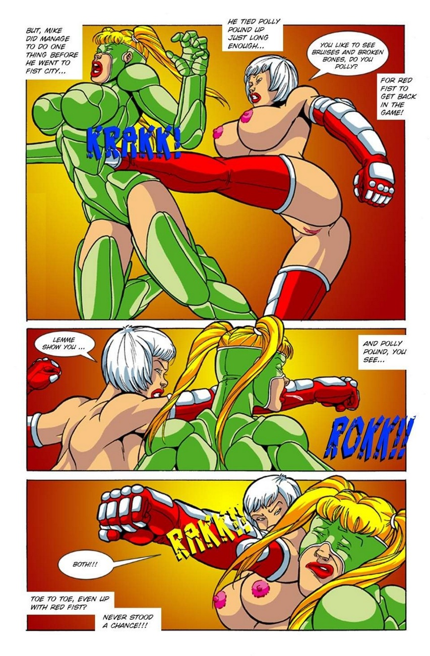 Omega savaşçılar 3 Kırmızı yumruk vs polly yumruk